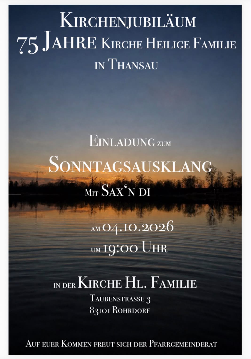 Flyer Sonntagsausklang